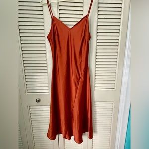 Express Strappy Satin Dress
